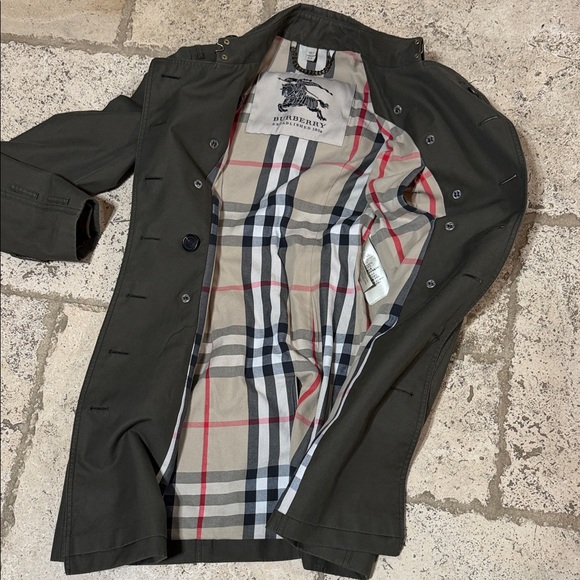 Burberry Established 1856 Khaki Double Breasted Trench Jacket 🧥 - Picture 12 of 16